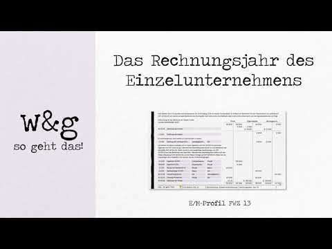FWZ 13 Accounting for Sole Proprietorships - #2 Fiscal Year End