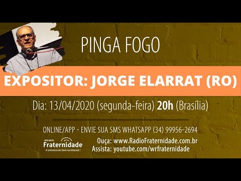 01 JORGE ELARRAT - AO VIVO - PINGA FOGO 01 (13/04/20) - 20h