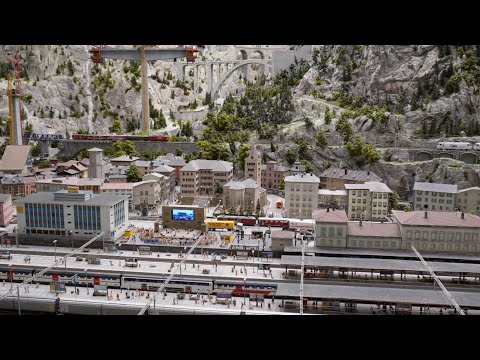 6 Meter hohe Berge im Maßstab 1:87: Die Schweiz im Miniatur Wunderland