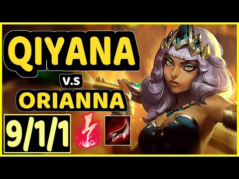 TOCKERS (QIYANA) vs ORIANNA - 9/1/1 KDA MID GAMEPLAY - BR Ranked DIAMOND