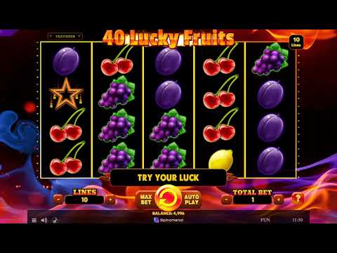 40 Lucky Fruits – Video Gameplay