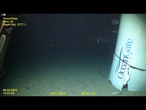 New video shows Titan submersible wreckage at the bottom of ocean