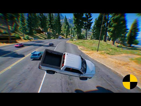 GTA 5 Real Car Crash Test V.I 41