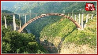 World’s Tallest Railway Bridge Built By Indian Railway on Chenab River In Kashmir