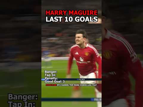 IS HE HEADER KING? Harry Maguire last 10 goals  #football #soccer #footballshorts #footballedit