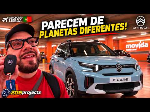 𖤹 ALUGUEI UM C3 AIRCROSS NA MOVIDA DE PORTUGAL! 🇵🇹