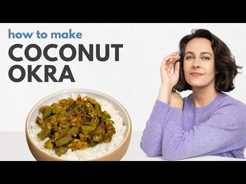 Tanzanian Coconut Curried Okra