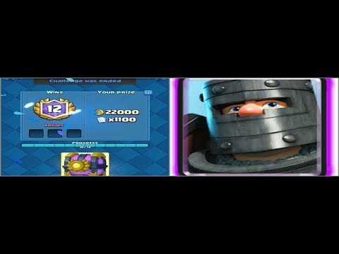wow!best Dark prince deck for 12 wins grand challange!every challange deck Clash Royal challange