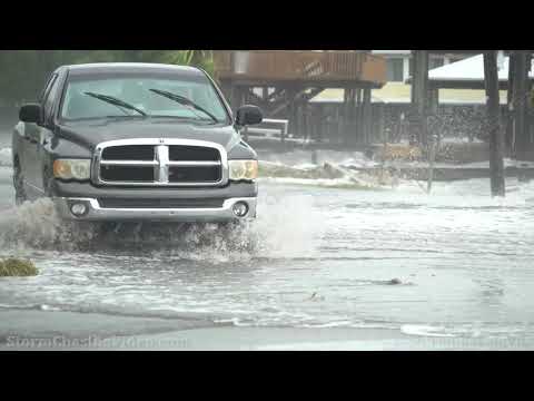 Storm Surge From Elsa Floods Horseshoe Beach, FL - 7/7/2021