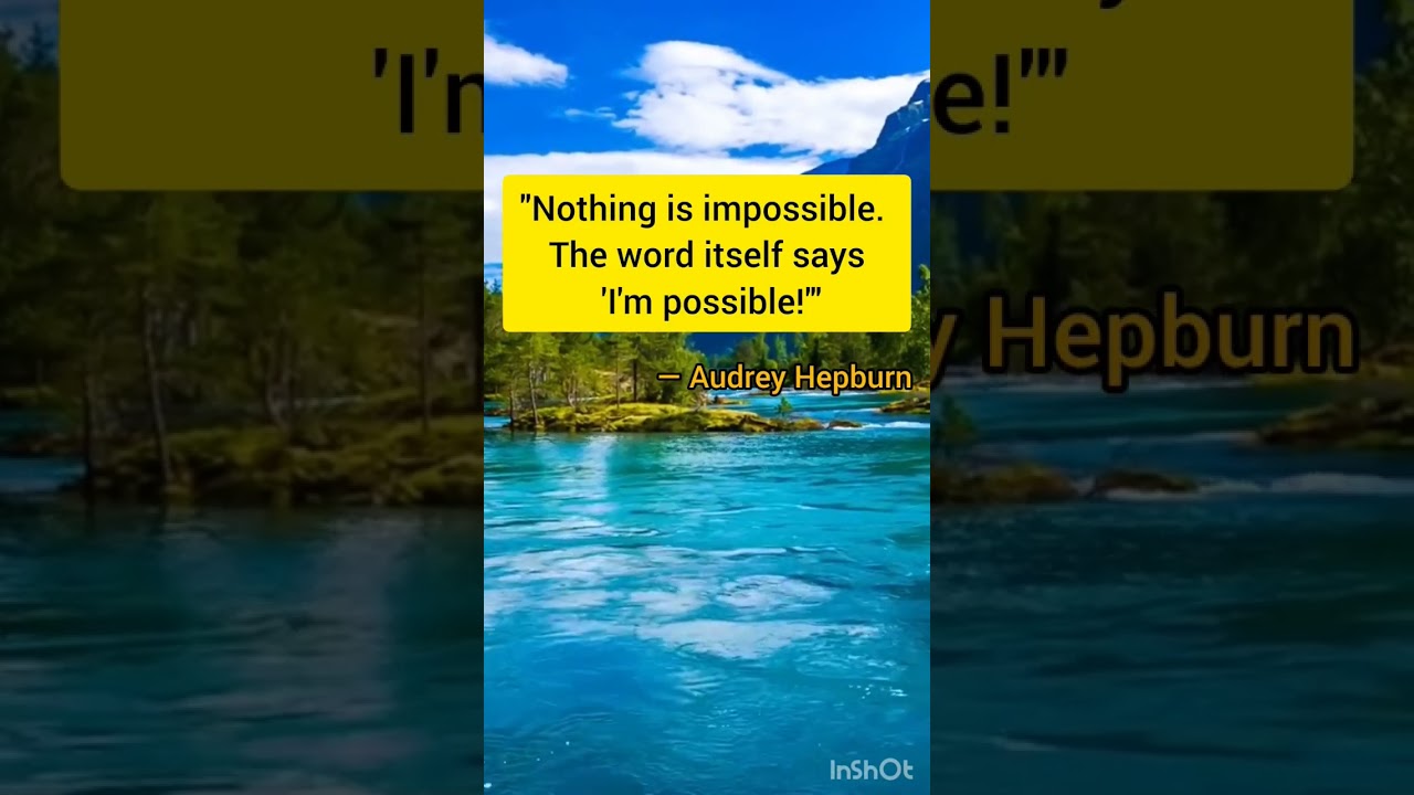 Inspirational quotes by — Audrey Hepburn #reels #shorts with Neon Blade music #neonblade  #music