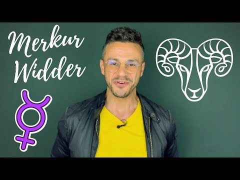 MERKUR im Widder / 1. HAUS Planet der KOMMUNIKATIONSFÄHIGKEIT Horoskop Grundlagen Astrologie