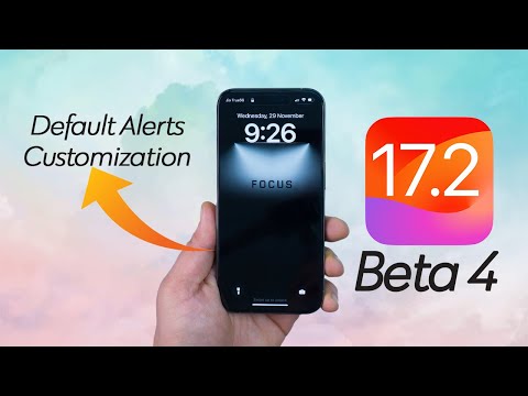 iOS 17.2 Beta 4 Released with Default Alerts Customization!