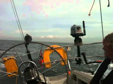 Duif stuurt zeilboot Camelot C&C 44