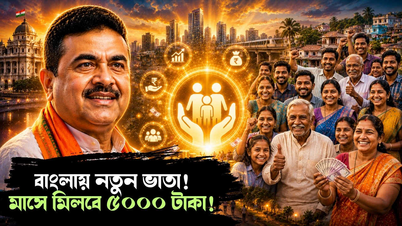 বাংলায় ঘোষণা হয়ে গেল নতুন এক ভাতা, মাসে মিলবে ৫০০০ টাকা করে! | Sangrami Bhata Prakalpa | West Bengal