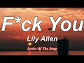 Lily Allen Fuck You Lyrics No One Wants Your Opinion