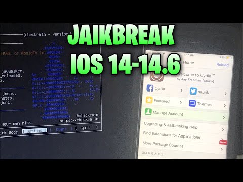 HOW TO JAIKBREAK IOS 14 - 14.6 CheckRa1n WINDOWS