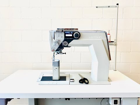 Vetron Einnadel-Säulemaschine 5300 mit 3 Fach Transport für Automotive, Polster Taschen Koffer usw