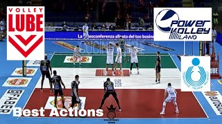 Ivan Zaytsev vs Yūki Ishikawa - Scout View - Volley Lube vs Milano - Coppa Italia A1 - Highlights