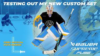 Testing out my new CUSTOM Bauer Supreme Fuse Gear! + Shootout!