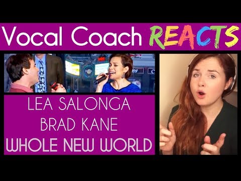 Vocal Coach Reacts to Lea Salonga and Brad Kane perform 'A Whole New World' - Aladdin (Disney)