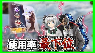 [Apex Legends] 使用率 最下位 環境にかすりもしないクリプト エーペックスレジェンズ 【ゆっくり実況】【2023】