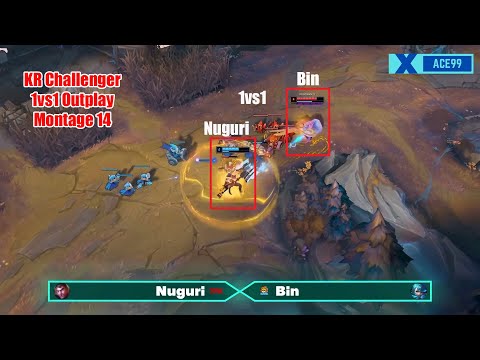 Korea Challenger 1vs1, Out Play Montage 14 | ACE99 LOL Bin Summit Viego Oriana...