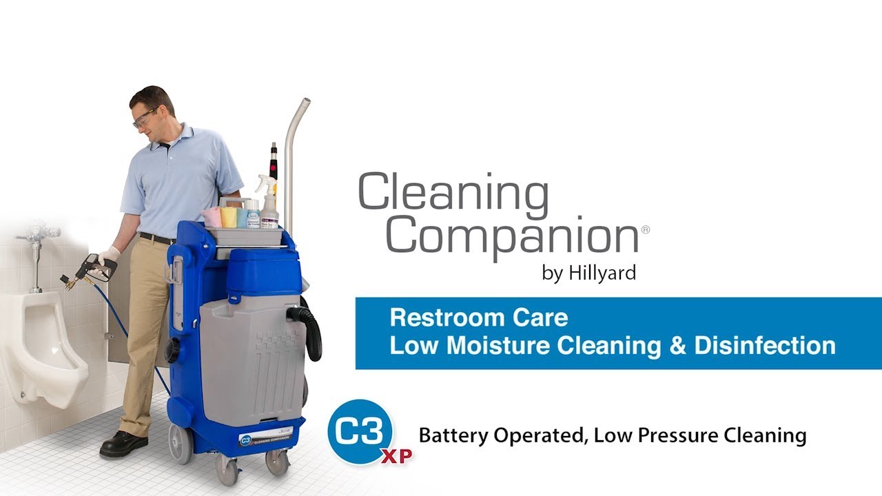 Hillyard C3XP Low Moisture Restroom Cleaning & Disinfection