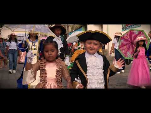 Desfile alegórico, 500 años de Ciudad Vieja Sacatepéquez, Guatemala.