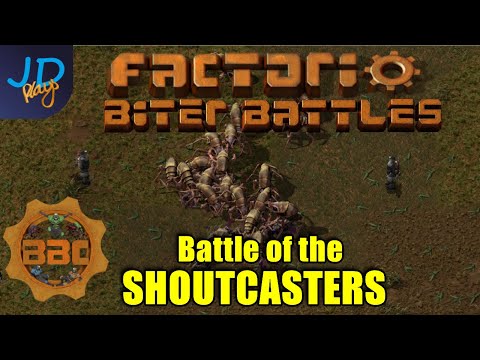 Factorio PvP Biter Battles ⚙️ BBChampions ⚙️ Battle of the Shoutcasters (feat. Cl0wnT0wn)