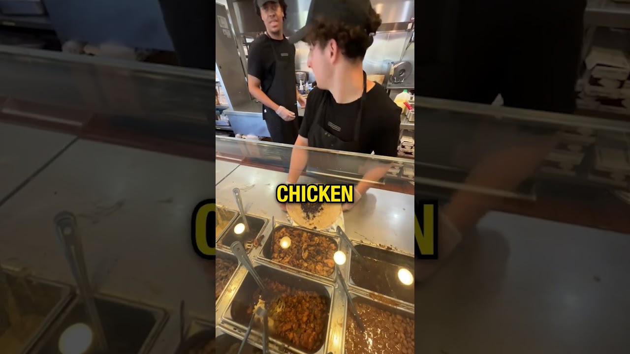 Stressed Chipotle Worker Gave Too Much Chicken? 🌯