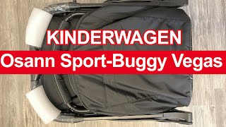 Osann Sport-Buggy Vegas, sportlicher Kinderwagen ab Geburt bis 22 kg | Sonnenverdeck | Unboxing