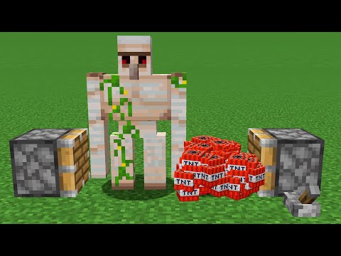 iron golem + 1000 tnt = ???