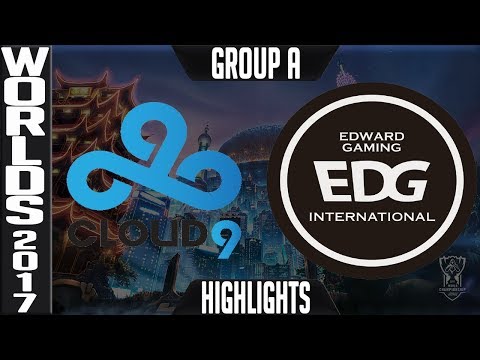 C9 vs EDG highlights S7 World Championship 2017 Group A Day 3 Game 6 - Cloud 9 vs Edward Gaming