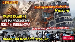 Download lagu INDONESIAN BERGUNCANG KERAS || GEMPA DAHSYAT 7.1 SR & M 4.0 DI INDONESIA HARI INI - 12 JANUARI 2026 mp3