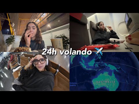 24h volando hasta la otra parte del mundo 🇦🇺