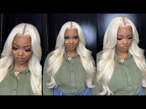 BEST 613 WIG 🔥 | Melted Wig Install | No Baby Hairs |...