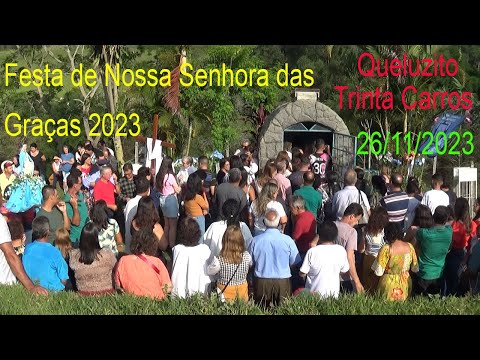3-Festa de Nossa Senhora das Graças 2023 em Trinta Carros, Queluzito, Minas Gerais, Brasil. Parte 3.