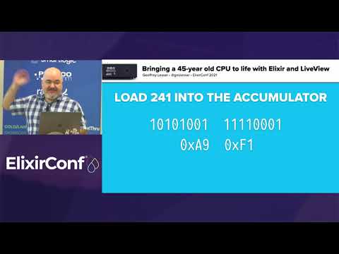 ElixirConf 2021 - Geoffrey Lessel - Bringing a 45 year old CPU to life with Elixir and Phoenix