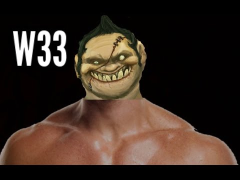 w33 - Pudge 21 Min 24 Kills -  Ranked Match Gameplay Dota 2