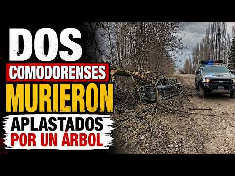 CONMOCIÓN: DOS COMODORENSES MURIERON APLASTADOS POR UN ÁRBOL EN MENDOZA