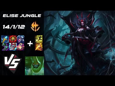 JUNGLE Elise vs Zac - EU Challenger Patch 25.S1.5