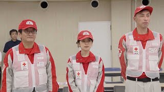 ｢急性期とは少し違う、長くなったことで困ってあることが増えていると思う｣熊本地震での被災者を支援　医療救護班の出発式