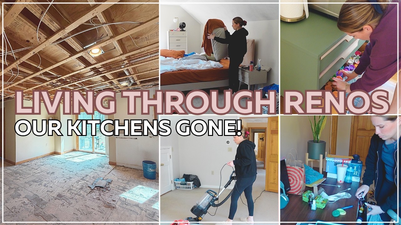 KITCHEN RENOVATION HAS BEGUN! / reset with me, clean and declutter / getting things done 2026