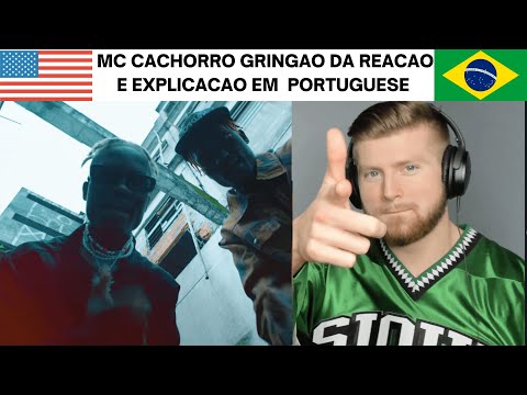 CACHORRO REACT 🐶 OS NANA - FAH FAH ft. DEREK, Mc Igu 🇺🇸 GRINGO REACT Os Nana Fah Fah 🇺🇸