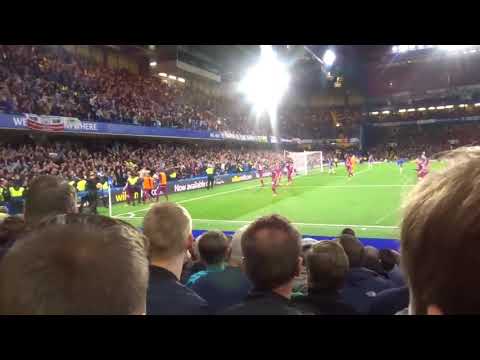 Manchester City Fans Going Mental To Kevin De Bruyne Winner Vs Chelsea Away