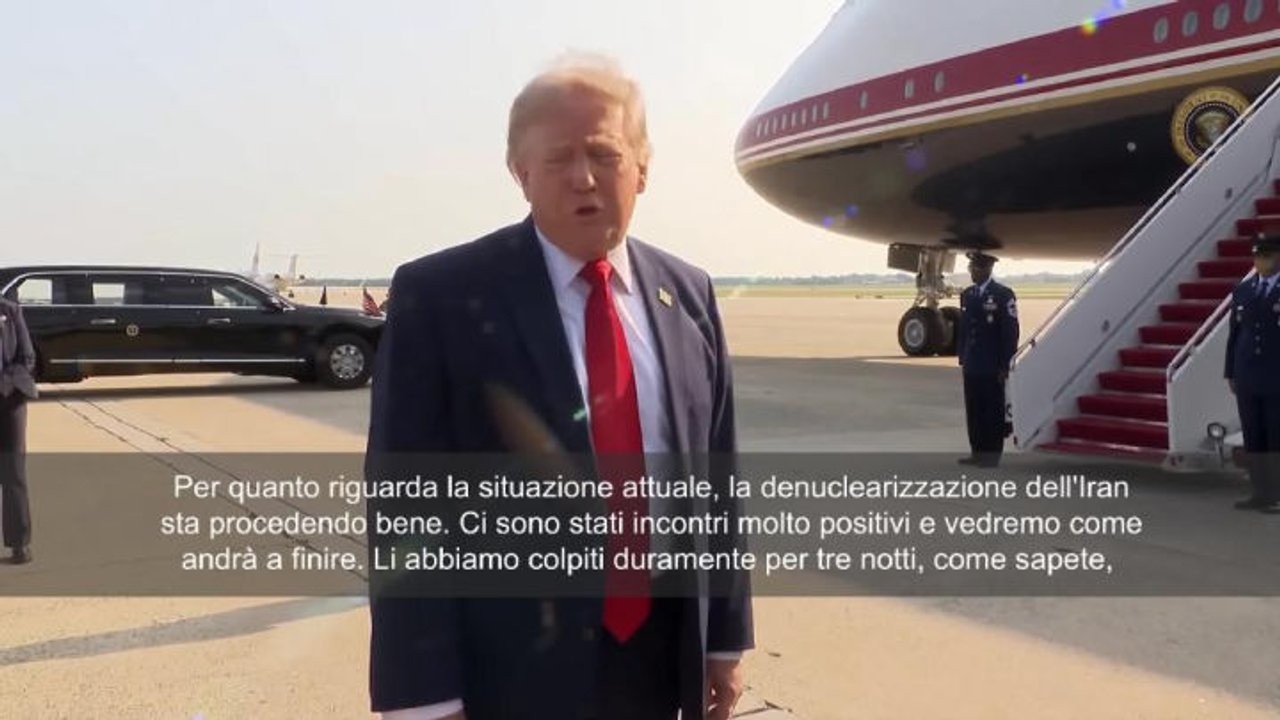 Trump: Rapporti con Iran ottimi, la denuclearizzazione prosegue