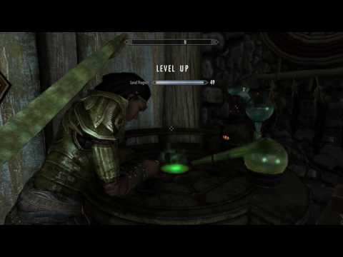 Skyrim Special Edition Legendary difficulty- Invisible Assassin part 40 - Alchemy to 100