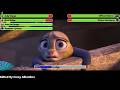 Zootopia 2 2025 Honeymoon Lodge Scene With Healthbars