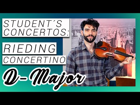 Rieding, Oscar: Concertino op. 25 in D-Major for violin + piano