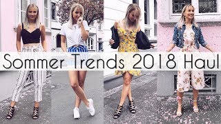 SOMMER TRENDS 2018 - Fashion HAUL kombiniert in 7 